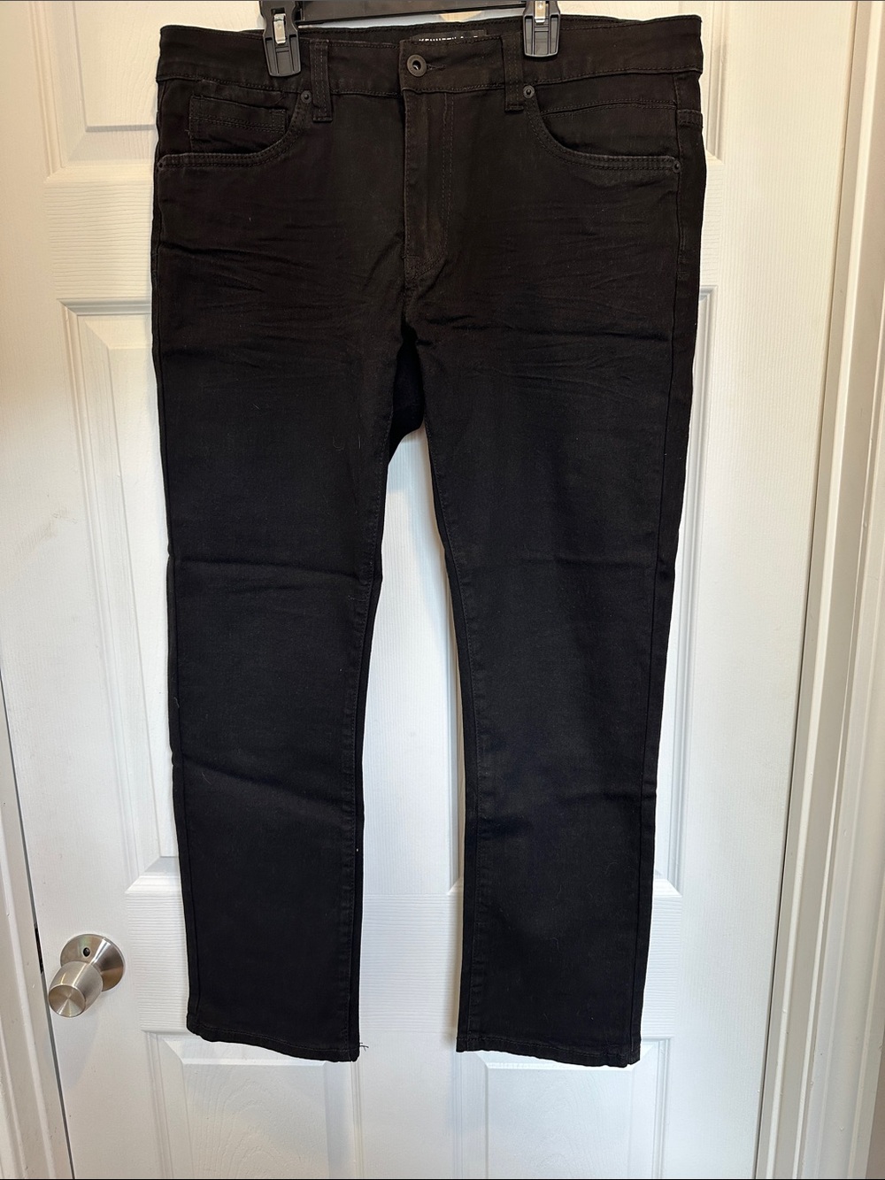 Kenneth Cole New York Black Slim Straight Jeans